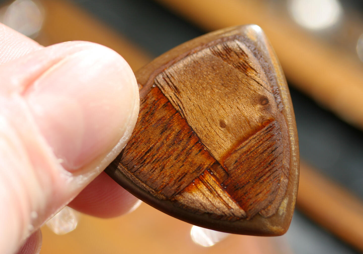 Wood Guitar Pick Wooden Guitar Pick