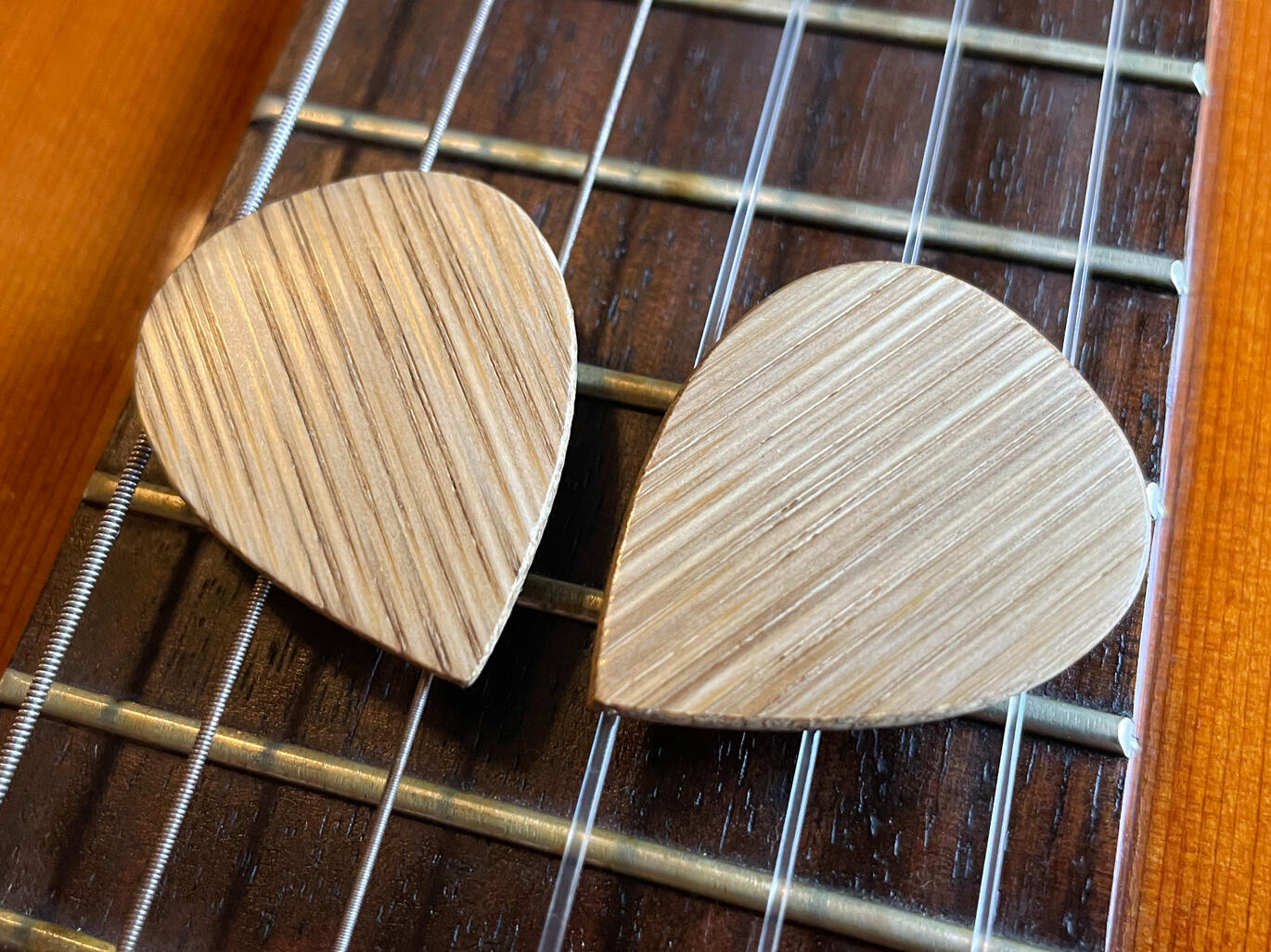 Bamboo Wood Guitar Pick Nashville Picks
